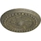 Ekena Millwork Foster Shell Ceiling Medallion (Fits Canopies up to 9 5/8"), 15 3/4"OD x 2"P, Witch Hazel Crackle CM15FOWHC - alternate 4